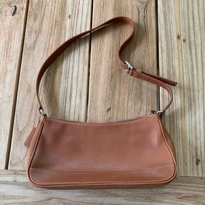 Coach Brown Leather Mini Shoulder Bag